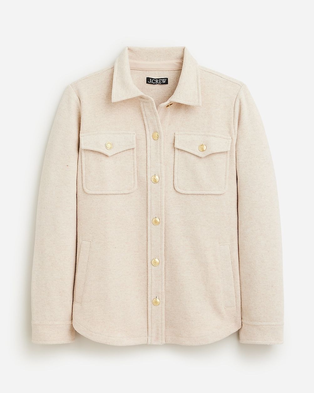 Wool-blend shirt-jacket | J.Crew US