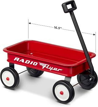 Radio Flyer Mini Classic Red Wagon for Kids, 16.5" Toy Wagon for Kids Aged 1.5+, Play-Size Versio... | Amazon (US)