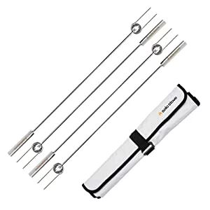 Solo Stove Fire Pit Sticks, 4 Piece Set, Accessories for Fire pit, Dual Pronged, Stainless Steel | Walmart (US)