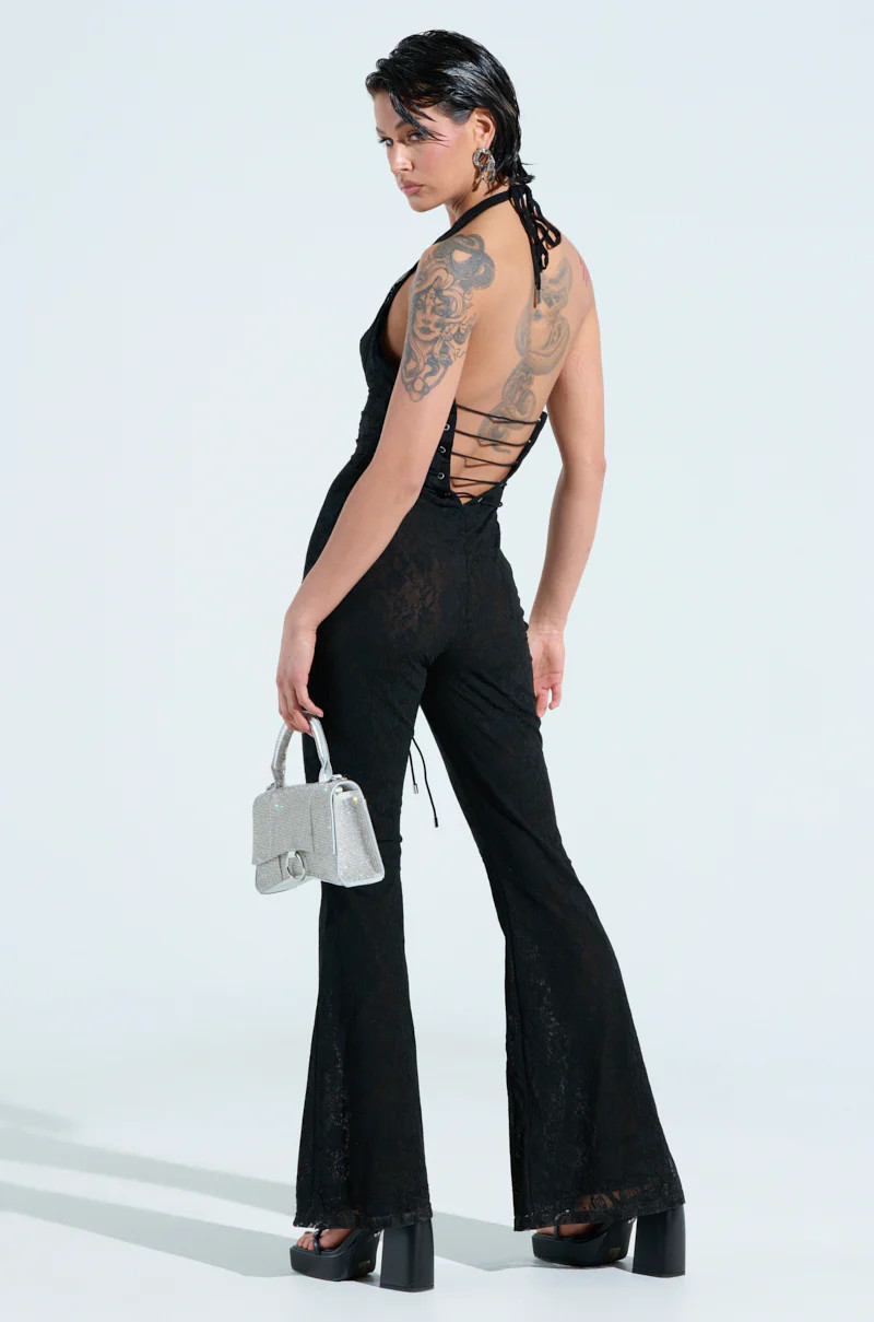 I'M OUTSIDE LACE JUMPSUIT | AKIRA