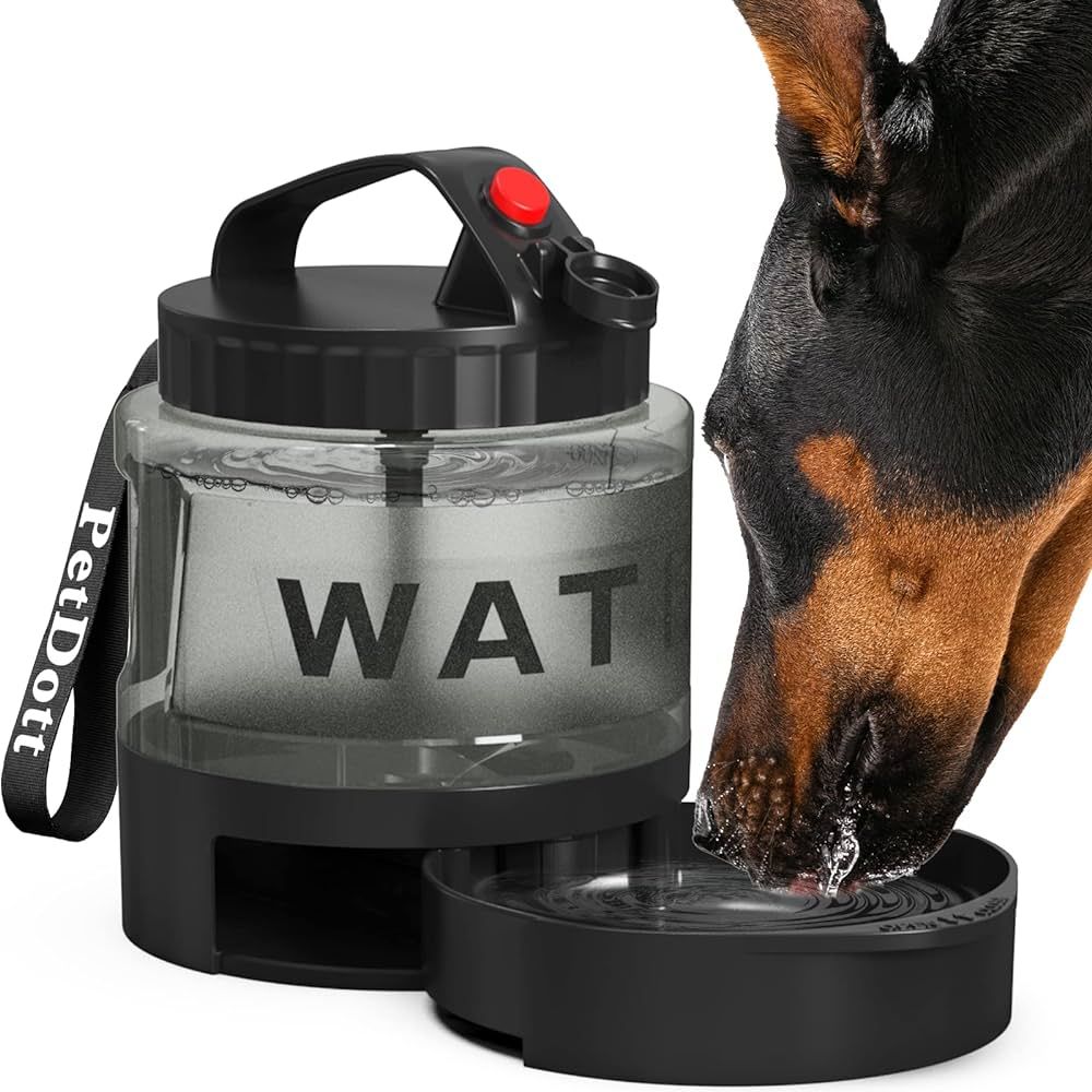 Dog Travel Water Bottle 54OZ, Travel Water Bowl for Dogs Portable Dog Water Dispenser for Outdoor... | Amazon (US)