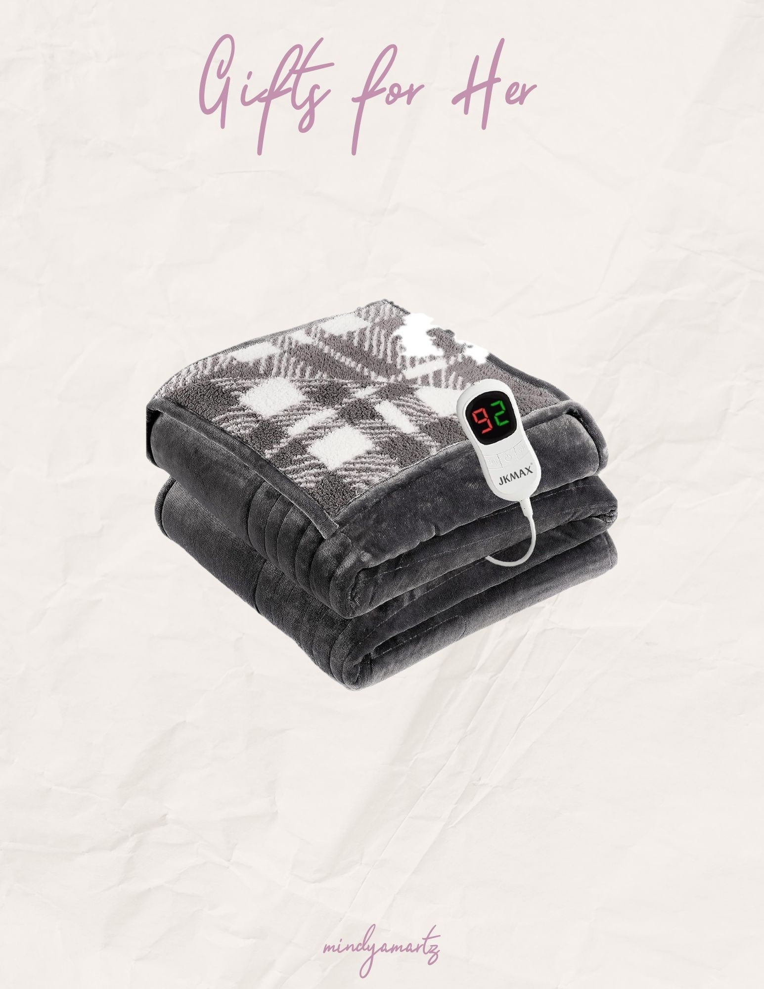 Cozy girls will LOVE this 🫶🏼 A heated blanket is a perfect Valentine’s Day gift idea for her. I gifted this one to someone for Christmas and they loved it!

Amazon find

#LTKHome
