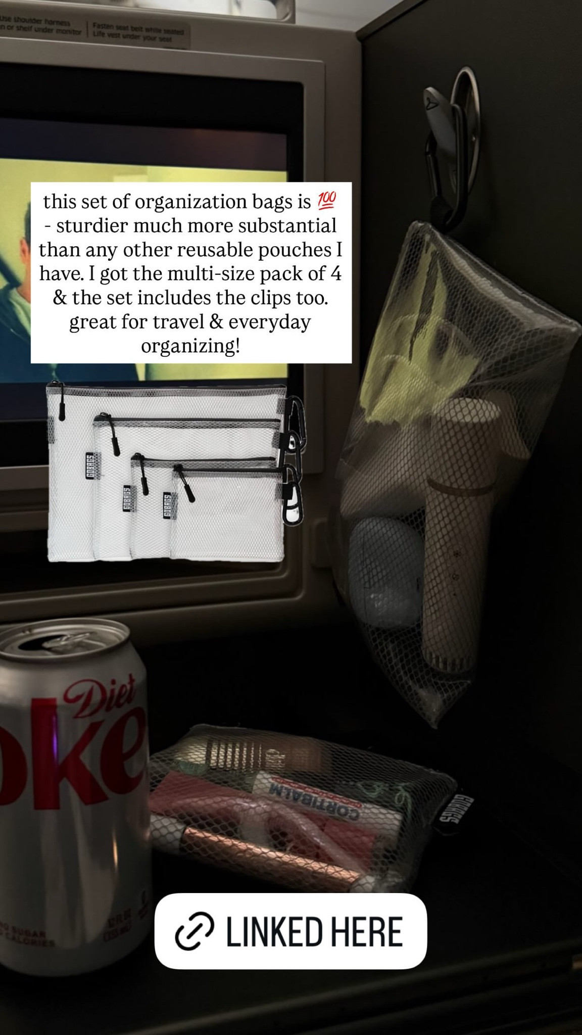 this set of organization bags is 💯 - sturdier much more substantial than any other reusable pouches I have. I got the multi-size pack of 4 & the set includes the clips too. great for travel & everyday organizing!

#LTKTravel #LTKmomlife #LTKSaleAlert