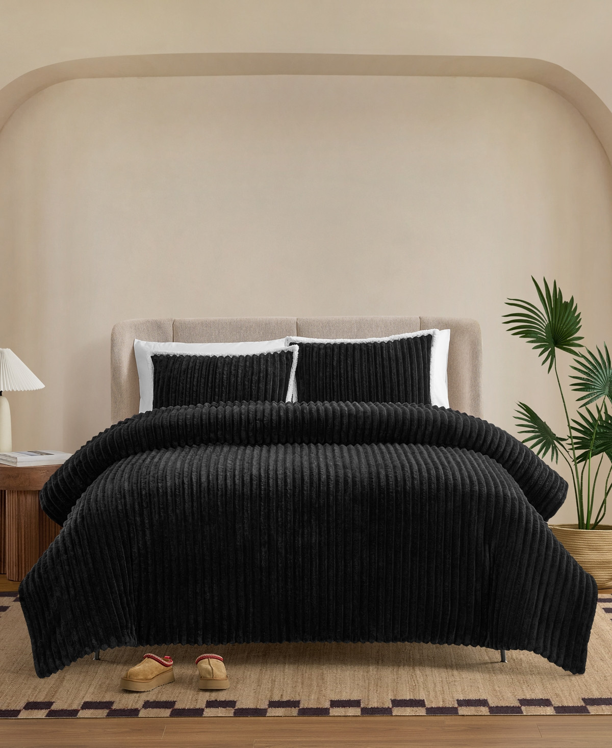 Ugg Avery Ribbed 2-Pc. Comforter Set, Twin/Twin Xl - Ink | Macy's