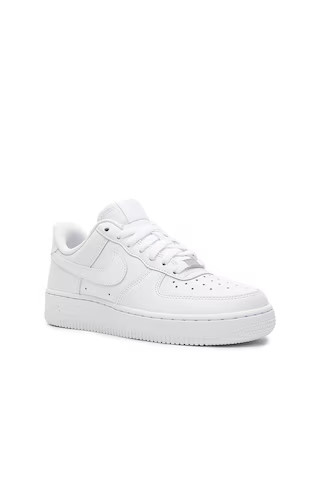 Nike Womens Air Force 1 '07 in White & White from Revolve.com | Revolve Clothing (Global)