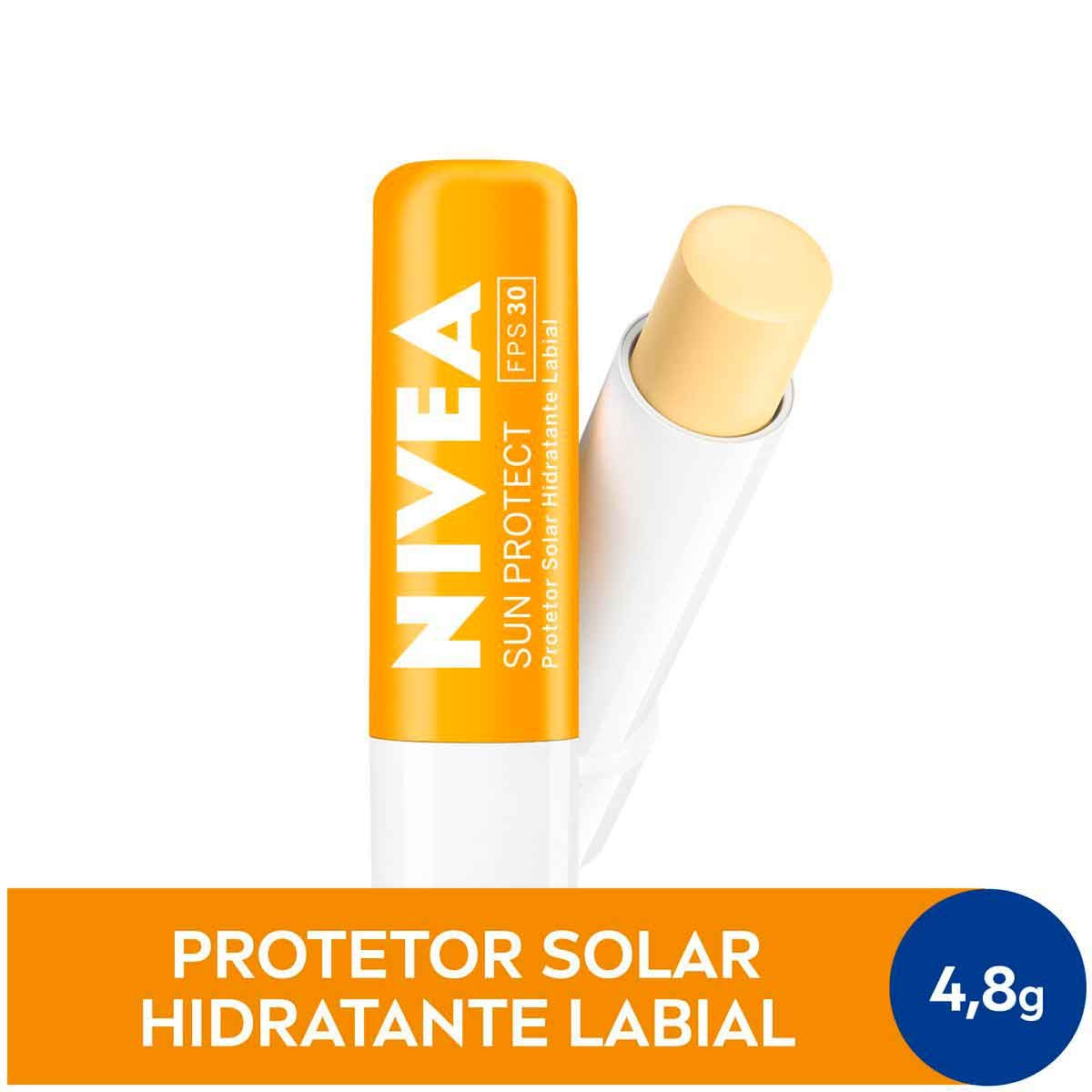Protetor Solar Labial Hidratante Nivea Sun Protect FPS 30 com 4,8g em promoção | Drogasil | Drogasil (BR)