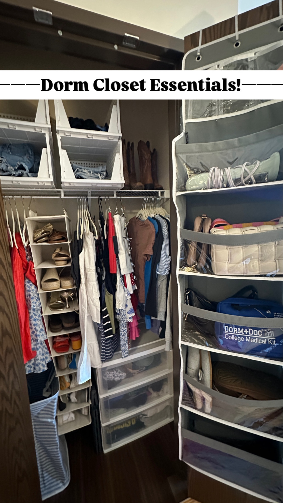 Must haves for maximizing small space dorm closets!!

#LTKBacktoSchool