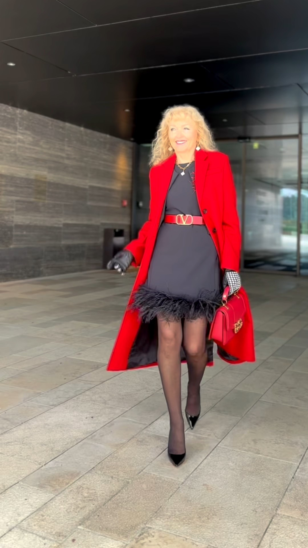 Red coat luxury feminine night look

Timeless Valentine elegance ❤️
Statement red coat, classic black dress and iconic heels — the kind of outfit that makes you walk into the room with confidence.

Linked on my LTK.
Louboutines pumps are exact, others are  similar luxury alternatives.

#LTKOver40 #LTKSeasonal #LTKootd