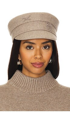 Ruslan Baginskiy Logo-embellished Baker Boy Cap in Beige from Revolve.com | Revolve Clothing (Global)