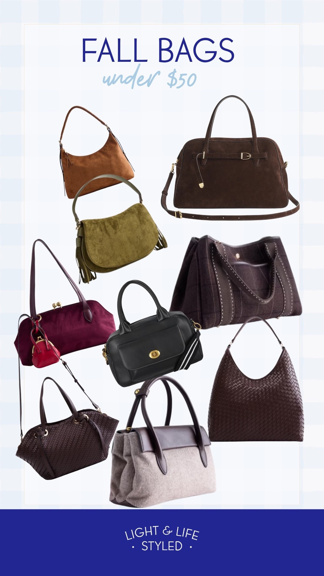 @Walmart fall handbags under $50