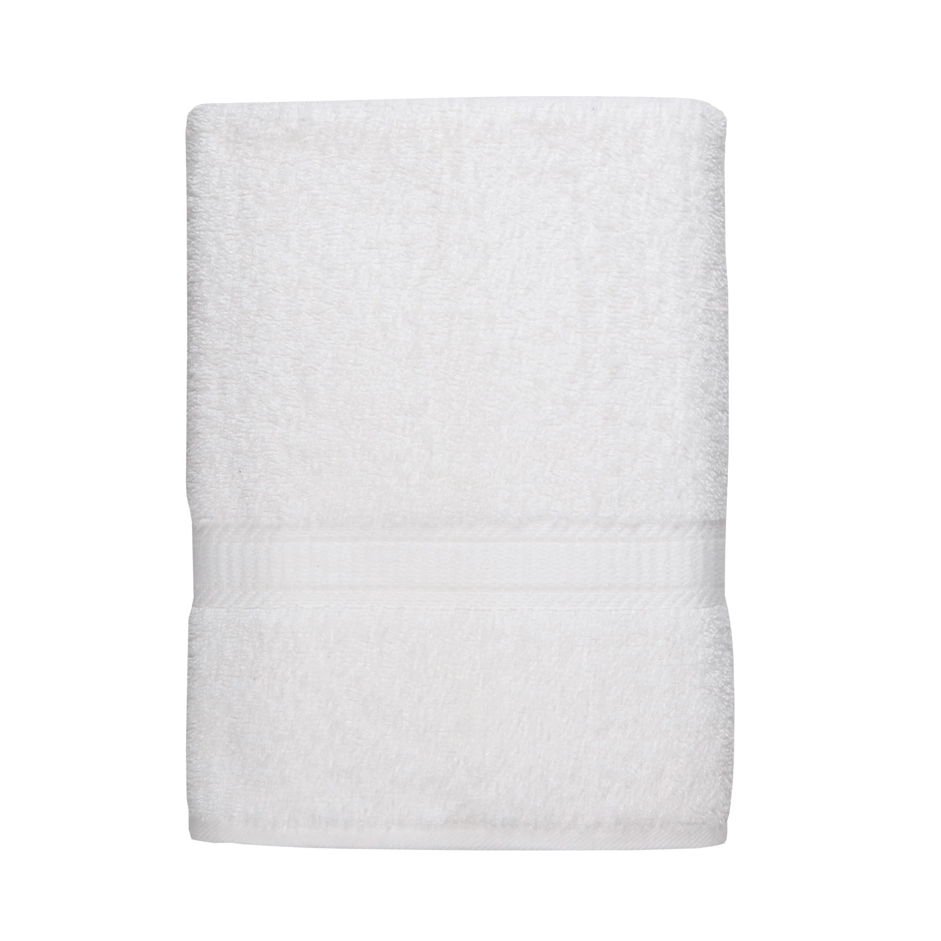 Mainstays Solid Bath Towel, White | Walmart (US)