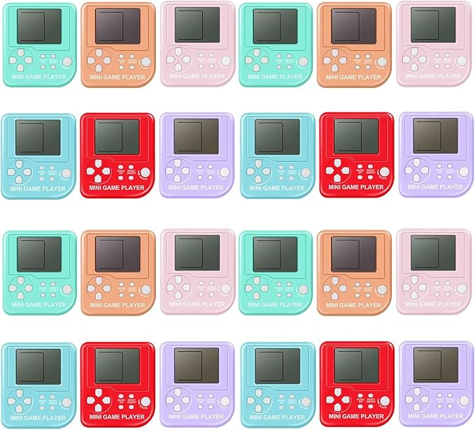 24 Pack Video Game Party Favors for Kids Video Game Keychain Video Game Birthday Party Supplies | Amazon (US)
