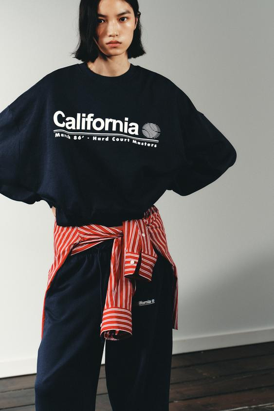 SLOGAN SWEATSHIRT | Zara UK