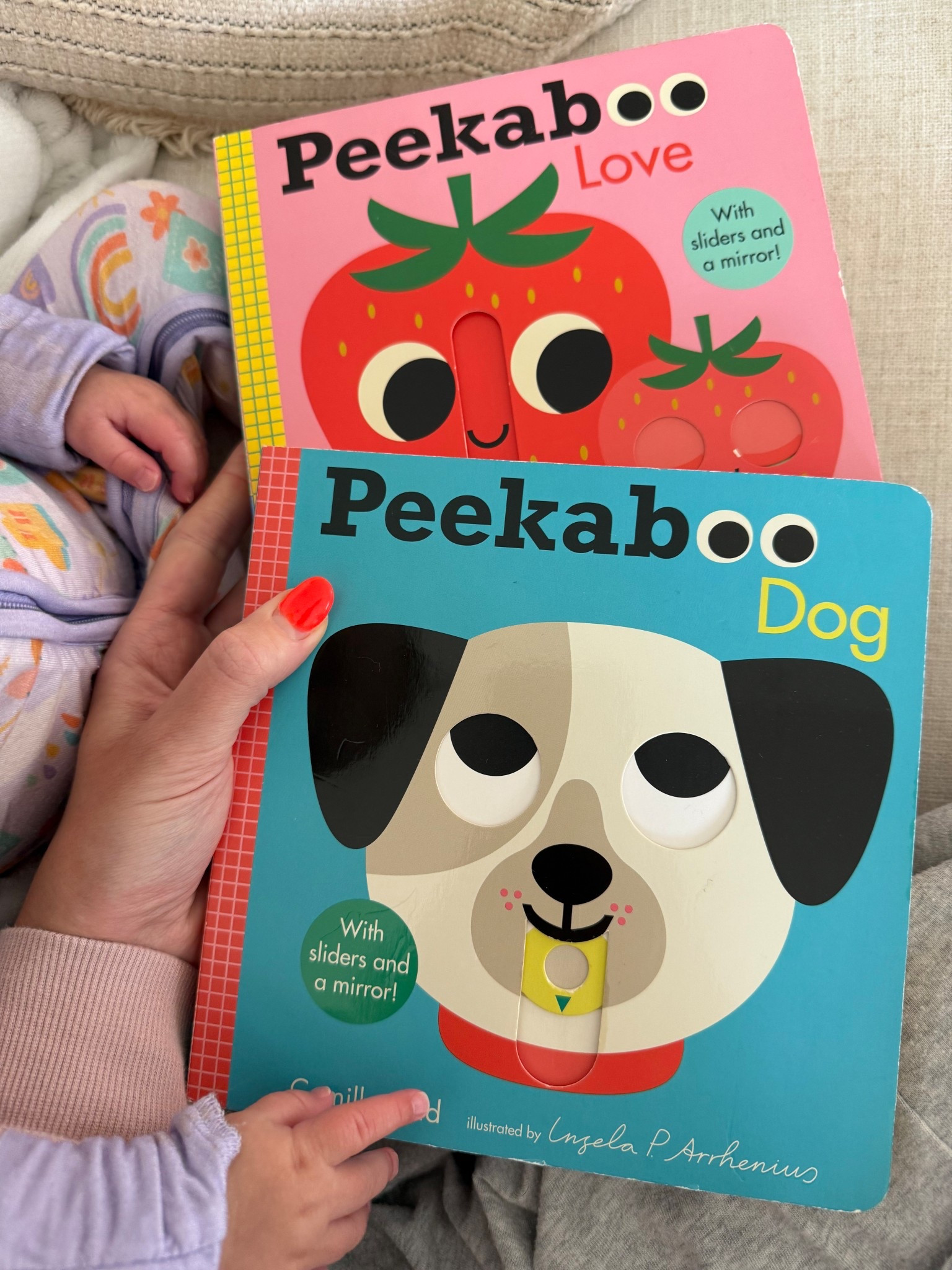 These Peekaboo books keep Banks entertained longer than anything else.  Currently on sale, but 2 get one free!

Baby | infant toys | baby book 

#LTKBaby