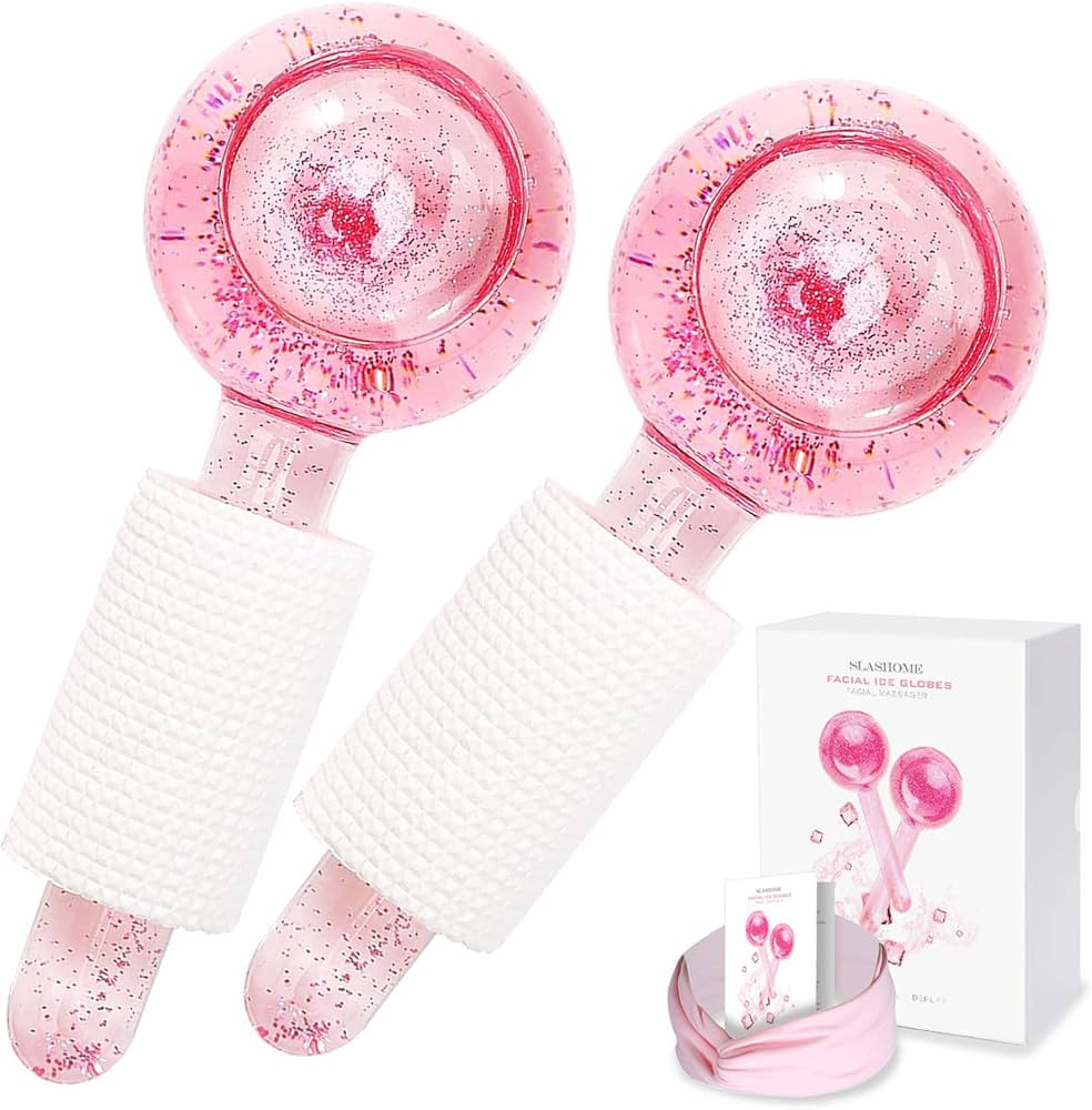 Ice Globes for Facials, Ice Globes, Face Massager, Face Tools, Facial Ice Globes, Cooling Globes,... | Amazon (US)
