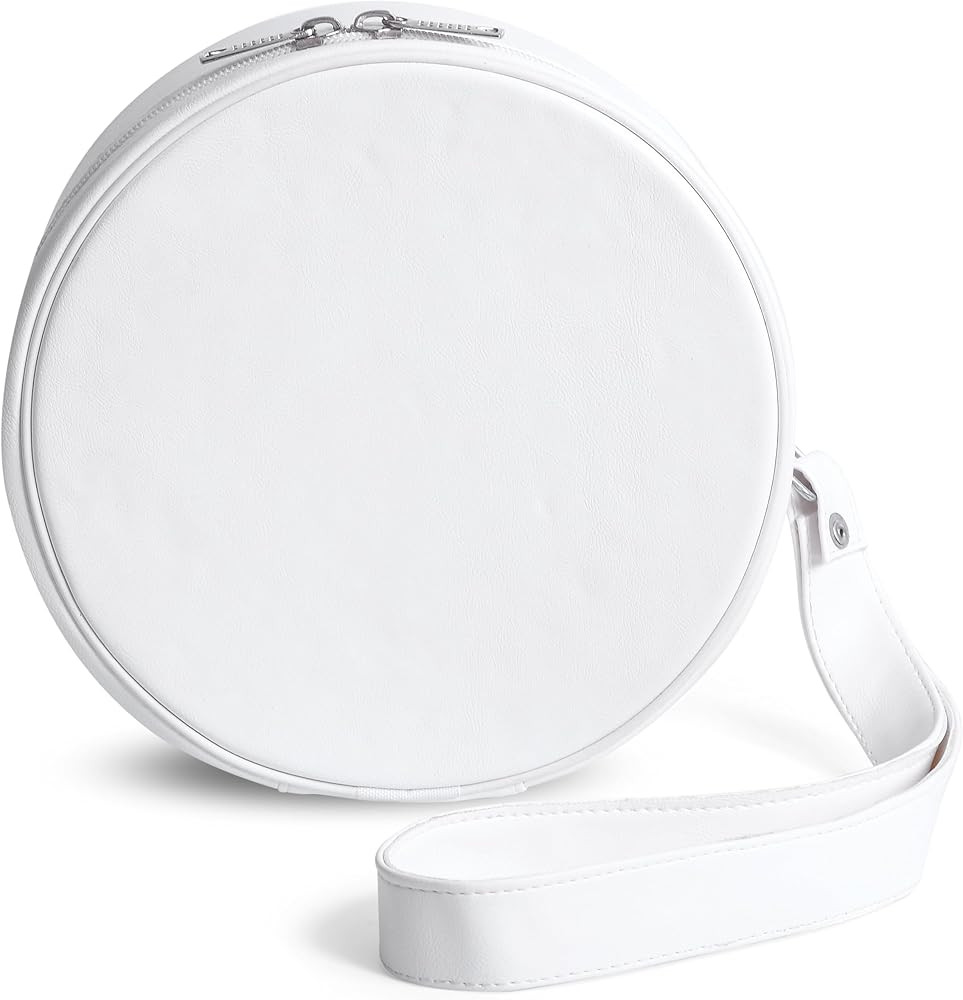 Bricks Masons Universal Crown Cap Case - Round Shape Imitation White Leather | Amazon (US)
