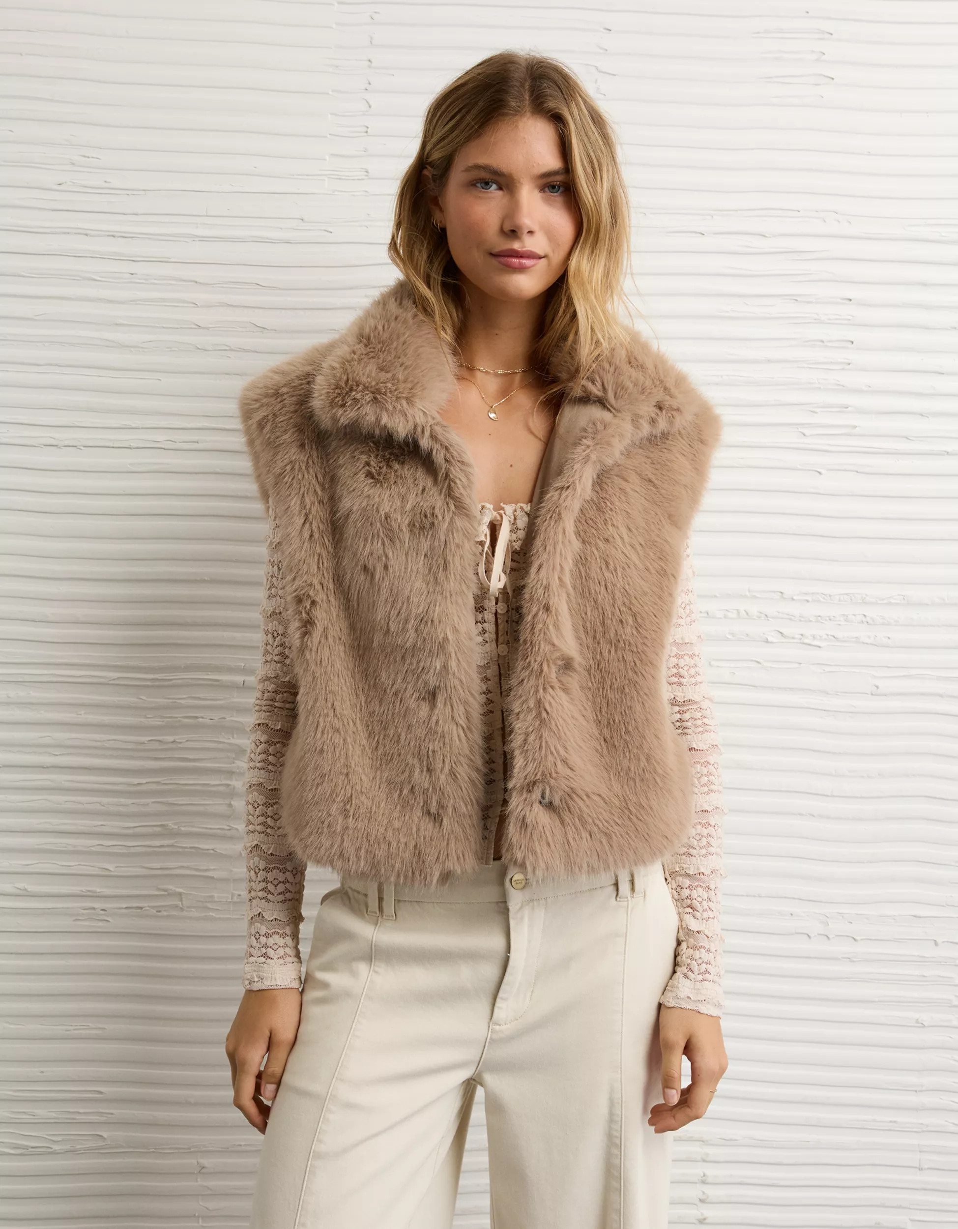 AE Faux Fur Vest | American Eagle Outfitters (US & CA)