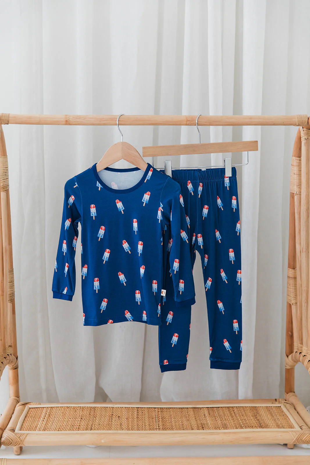 Red, White & Blue Popsicle Toddler Two-Piece Loungewear Set – Patriotic Summer Outfit for Boys ... | Ollie's Day