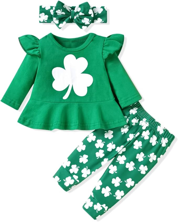 Aalizzwell Infant Baby Girls Christmas Outfit | Amazon (US)