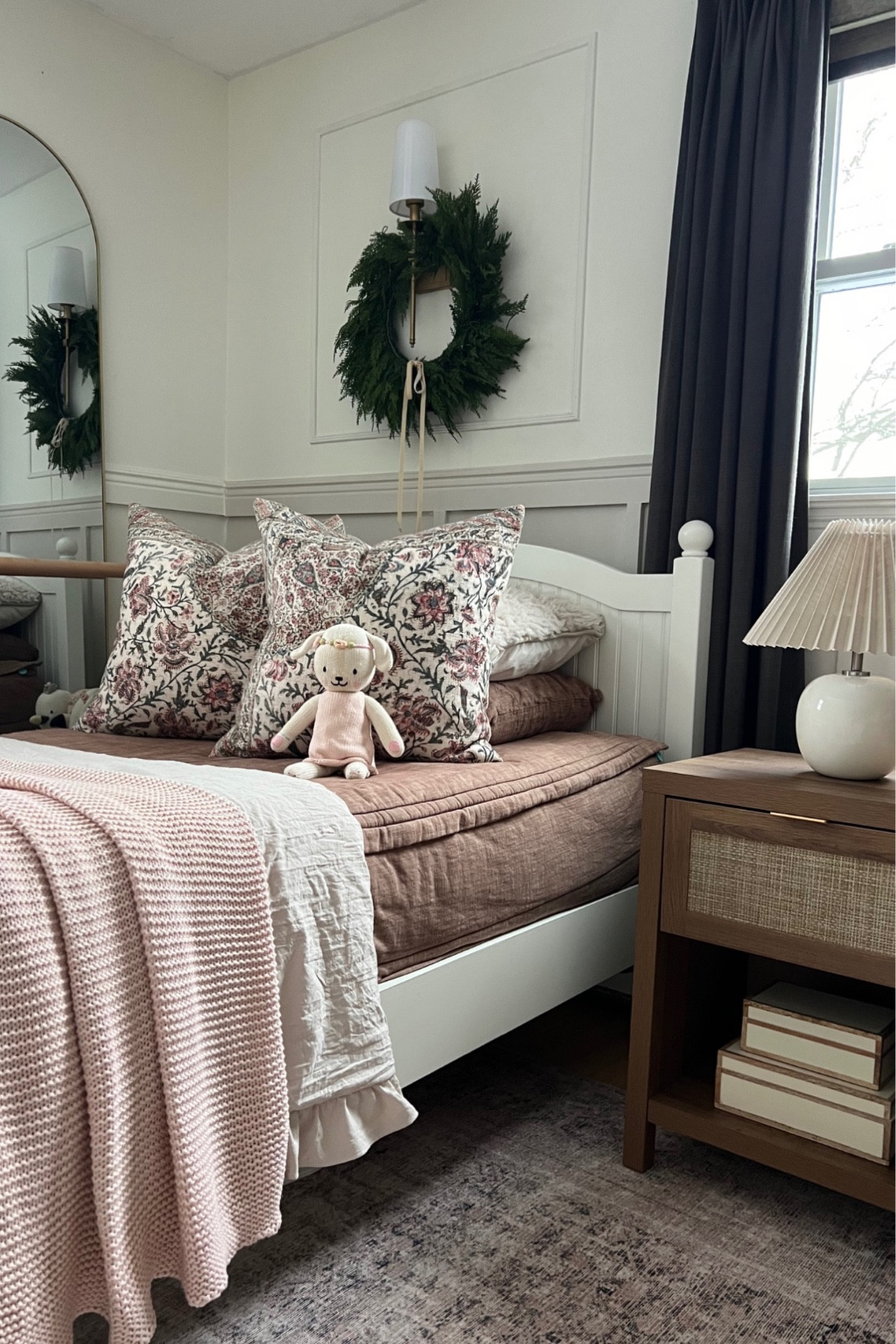 Girls bedroom Amazon Finds

Wood nightstand
Arch mirror
Ballet barre
Ruffle throw blanket
Clothes rack for kids 

#LTKfamily #LTKhome #LTKSeasonal