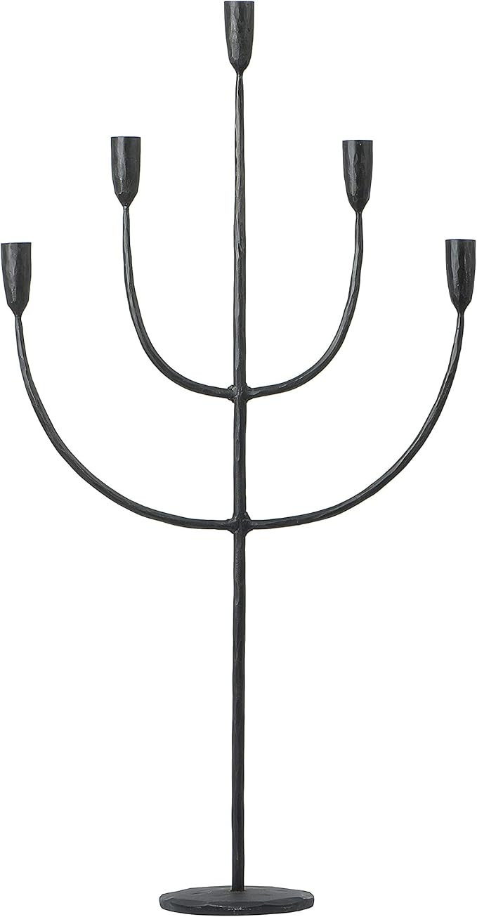 Bloomingville Black Metal Candelabra Taper Holder | Amazon (US)