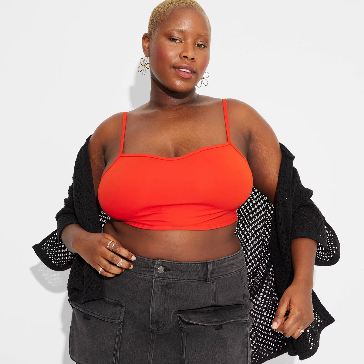 Women's Micro Butter Tank Top - Wild Fable™ Dark Green 1X | Target