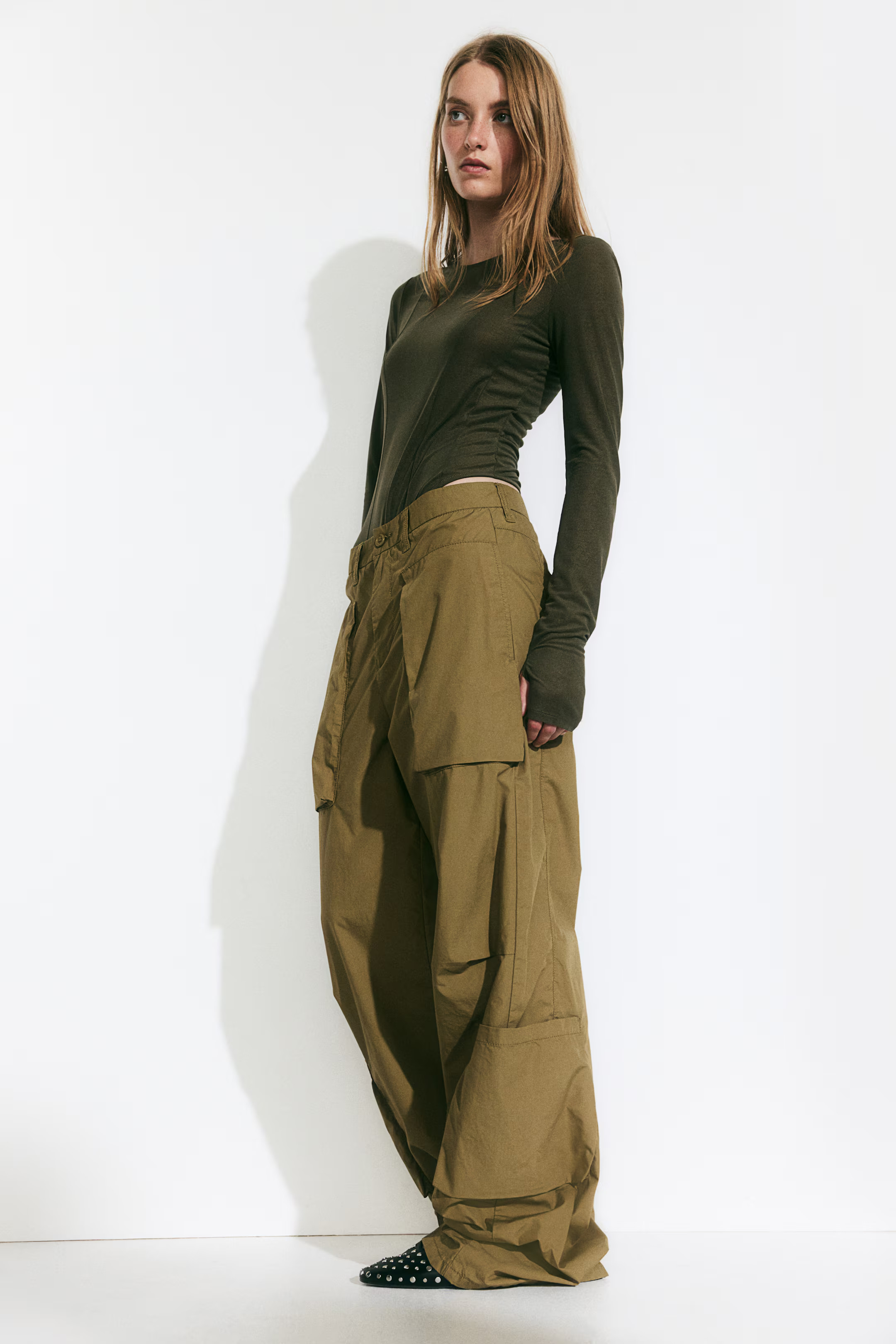 Cotton cargo trousers | H&M (US + CA)