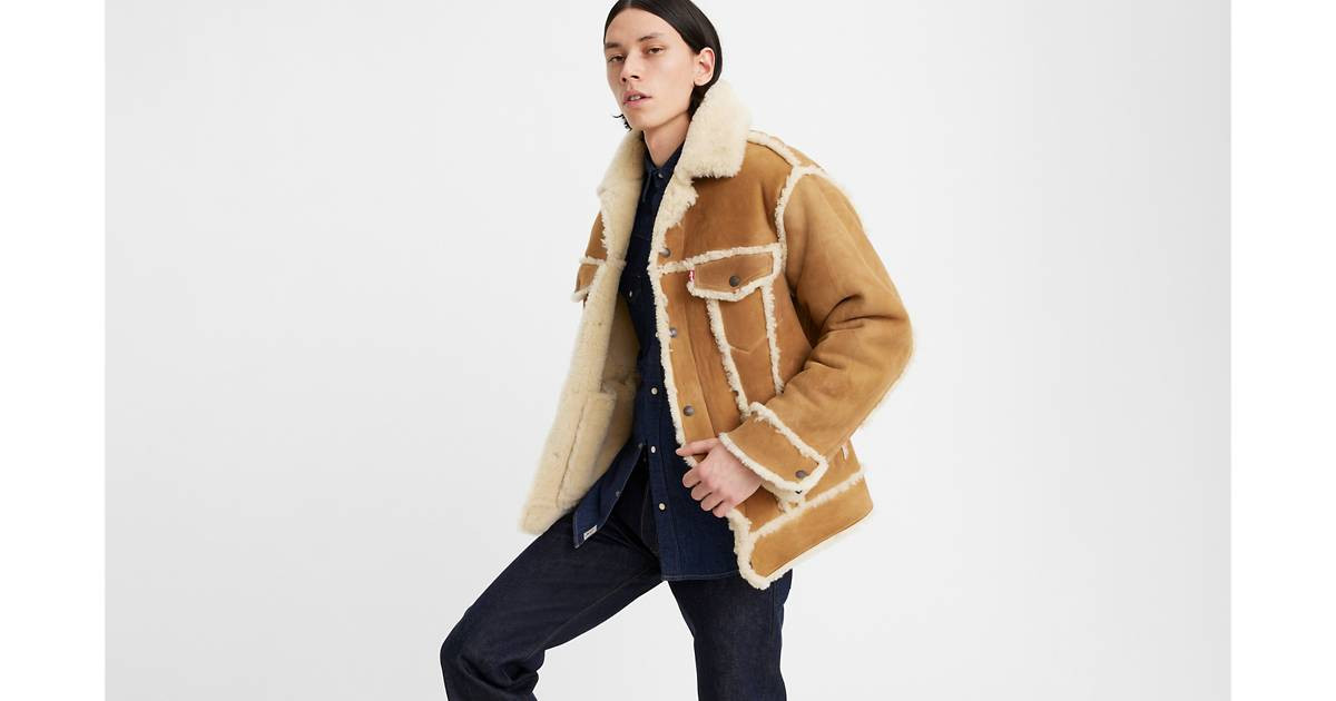 Shearling Trucker Jacket - Brown | Levi's® US | Levi's US