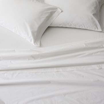 400-Thread-Count Organic Cotton Percale Sheet Set & Pillowcases | West Elm (US)