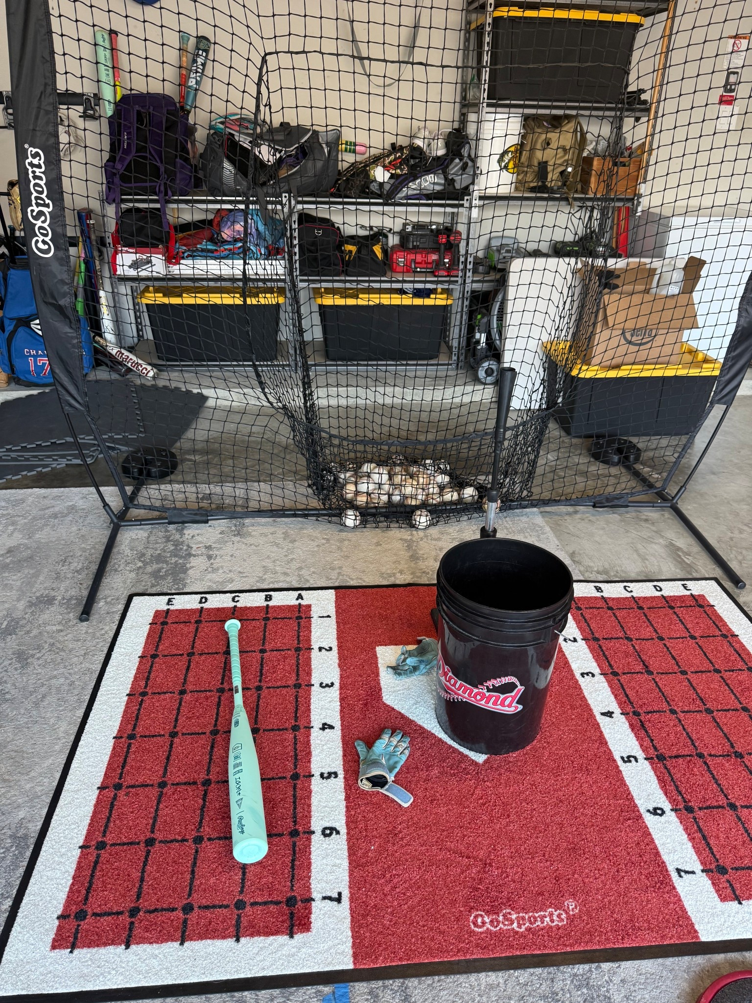 Linking his whole training setup  