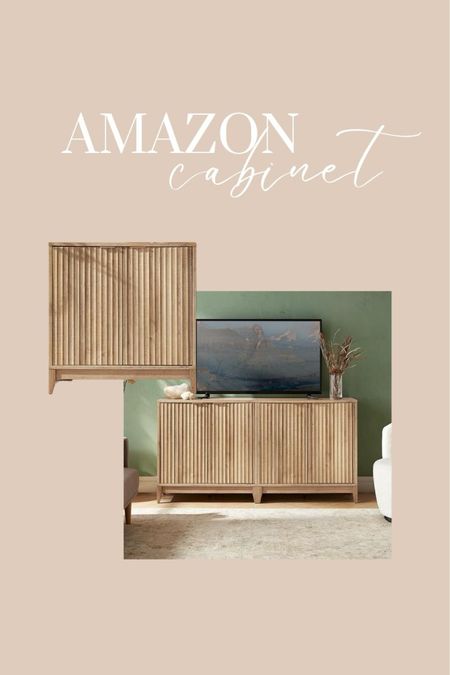 This cabinet from Amazon would make a cute accent cabinet in a small space, or you could put two side by side for a long console table or tv stand. 

#LTKstyletip #LTKhome