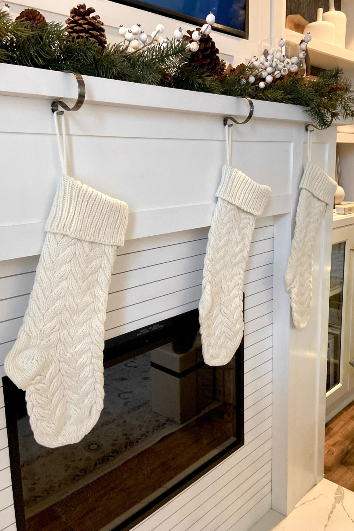 Amazon stockings and brass stocking hooks for the win!

#LTKSeasonal #LTKhome #LTKHoliday