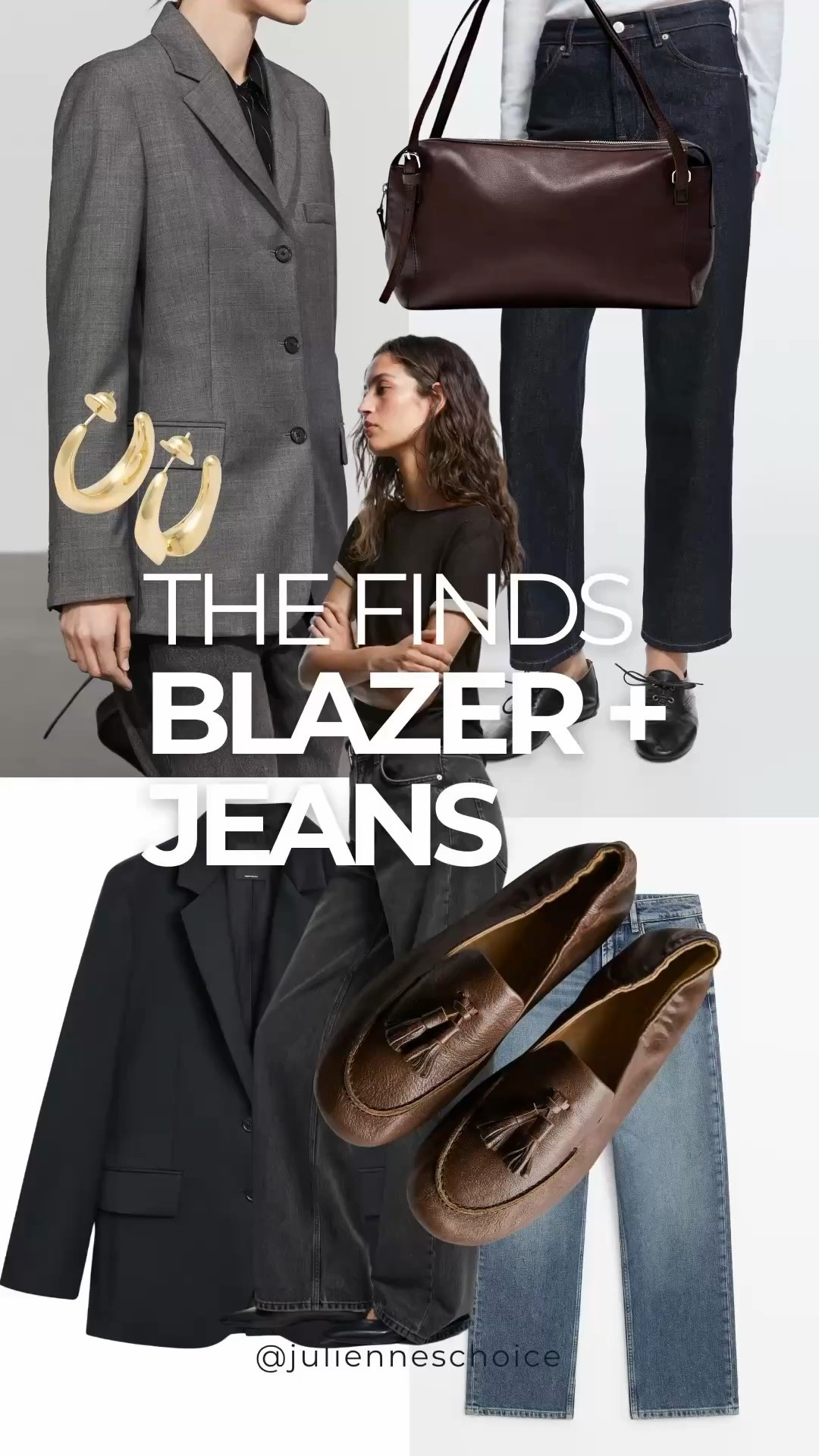 An easy everyday formula: relaxed tailoring + Jeans.

Keep the base simple, then finish with loafers, a structured shoulder bag and minimal gold jewelry for that polished-but-not-overdone feel. ✨julienneschoice

#LTKStyleTip
#businesscasual #workwear #falloutfits

#LTKootd #LTKSeasonal #LTKWorkwear