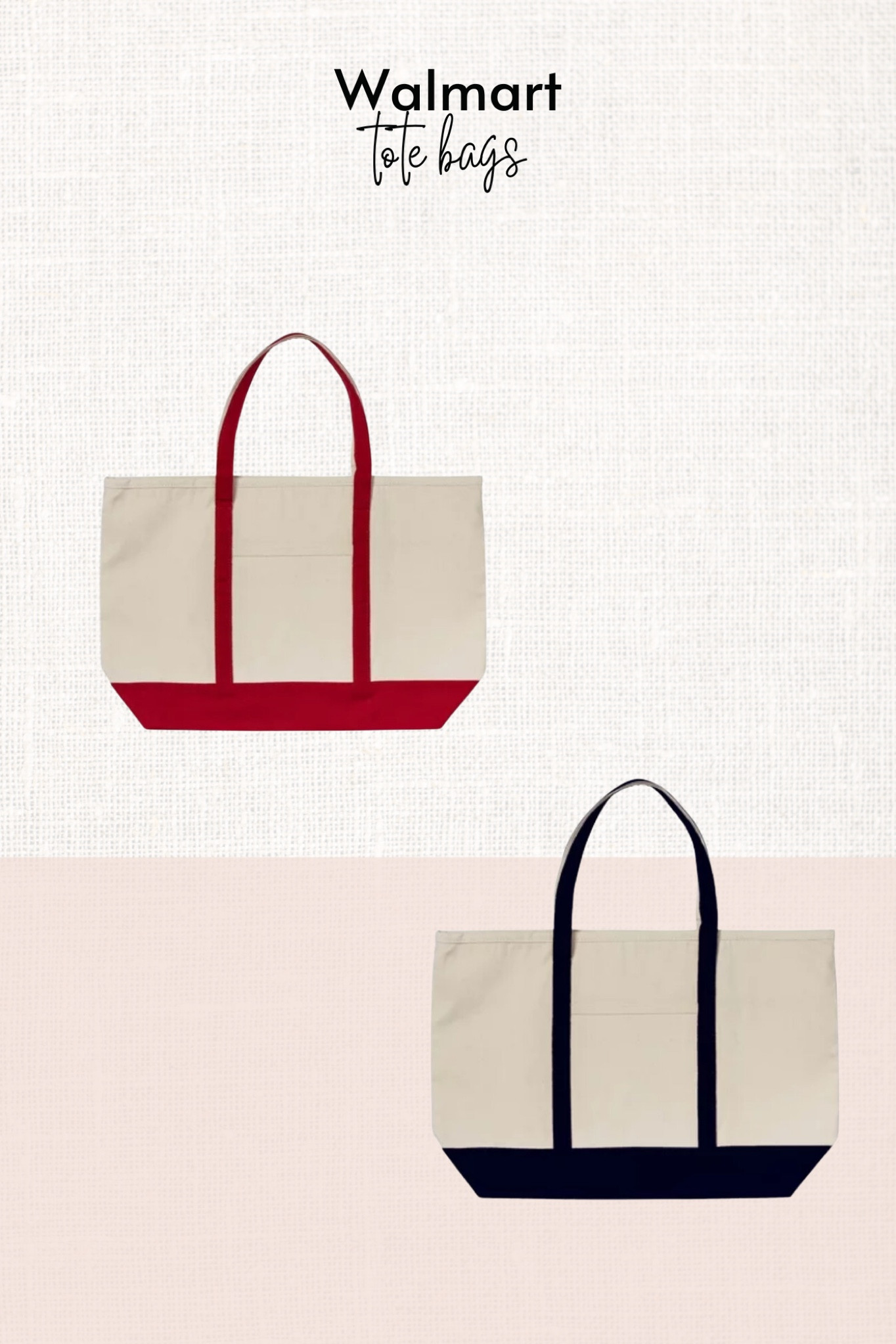 Walmart,  tote bags, handbag, canvas, summer tote, look for less 

#LTKstyletip #LTKSeasonal #LTKfindsunder50
