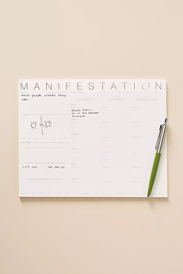 Wilde House Paper Manifestation Pad | Anthropologie (US)