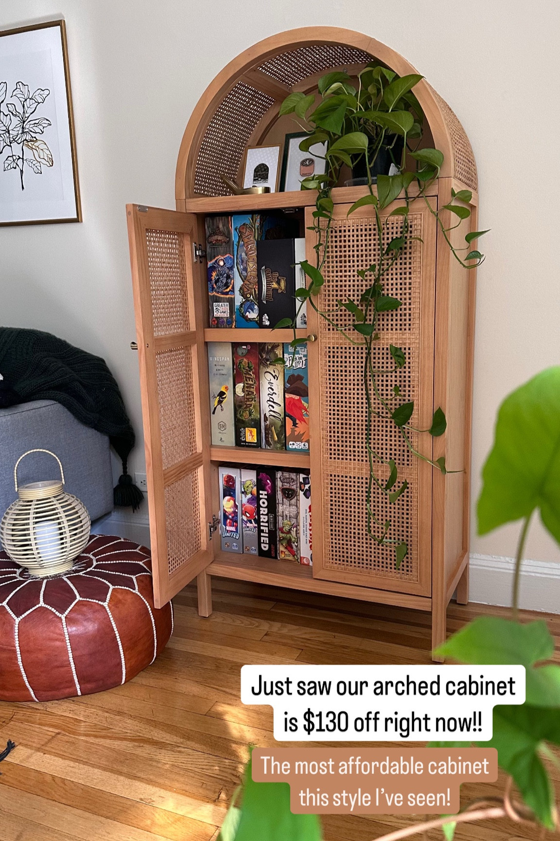 Arched cabinet $130 off! Such a great time to grab #livingroom #archcabinet

#LTKHome