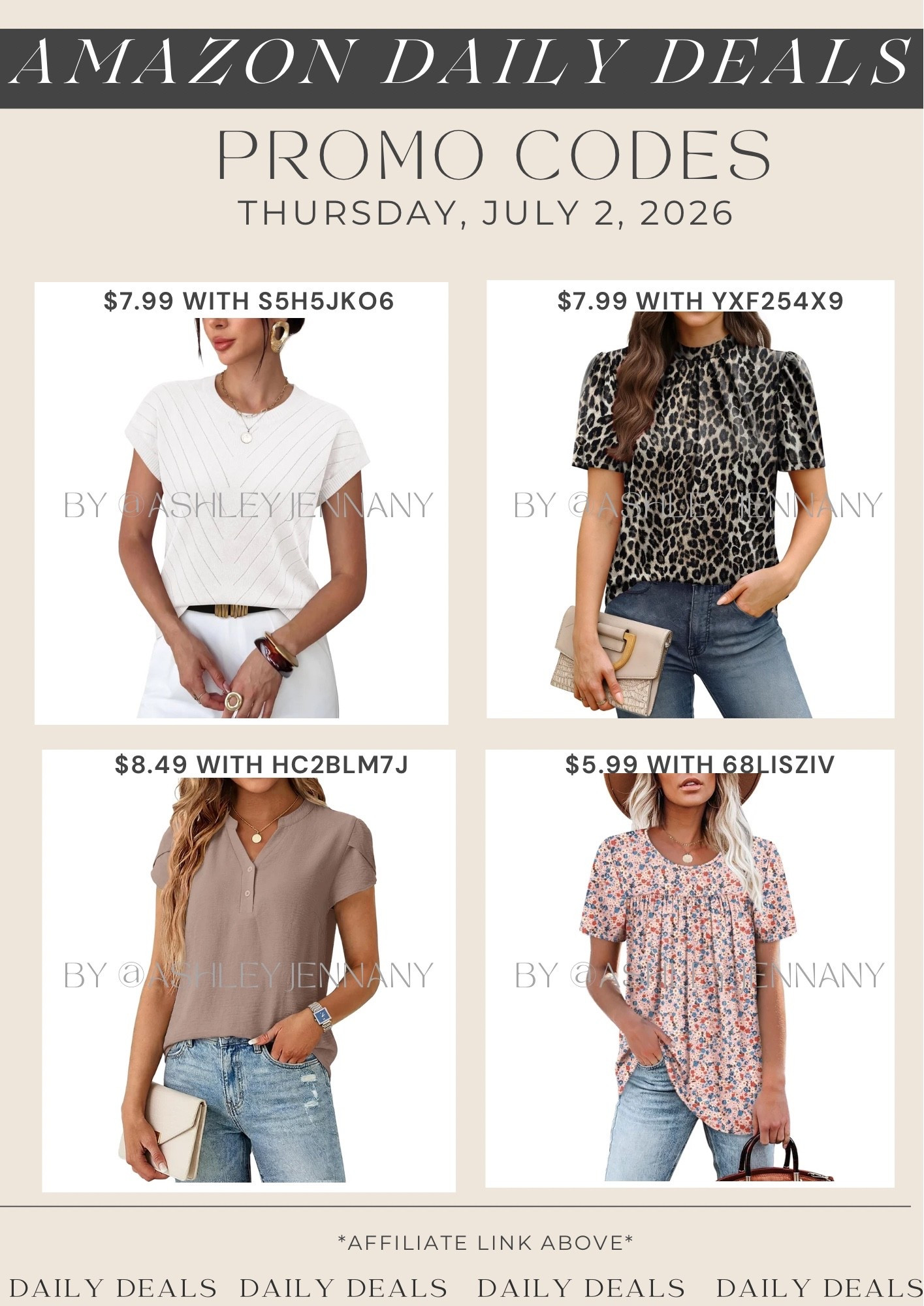 Amazon deals

#LTKMidsize #LTKSaleAlert #LTKootd