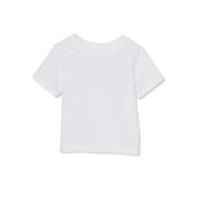 Garanimals Baby Boys Short Sleeve Solid Tee, Sizes 0-24 Months | Walmart (US)