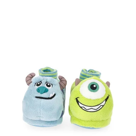 Monsters Inc Toddler Boys and Girls Sock Top Slippers | Walmart (US)