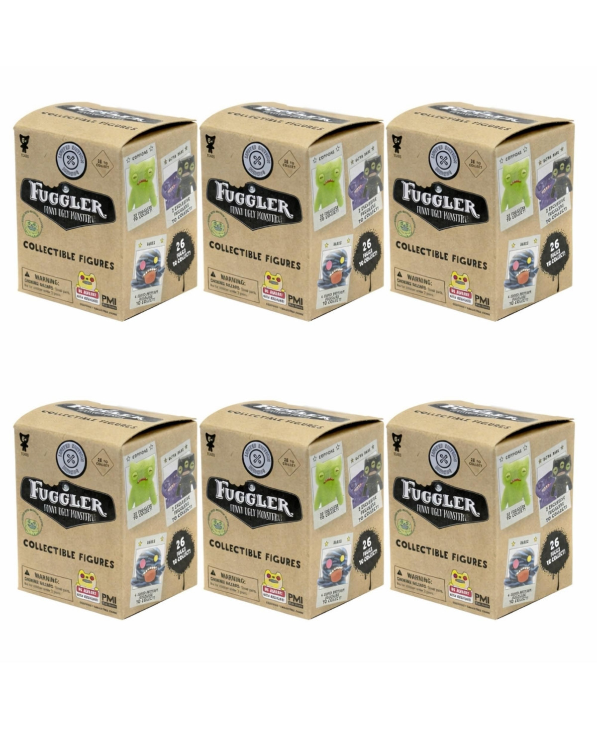 Fuggler Pack of 6 Zuru Mystery Collectible Mini Figures Limited Edition Designs | Macy's