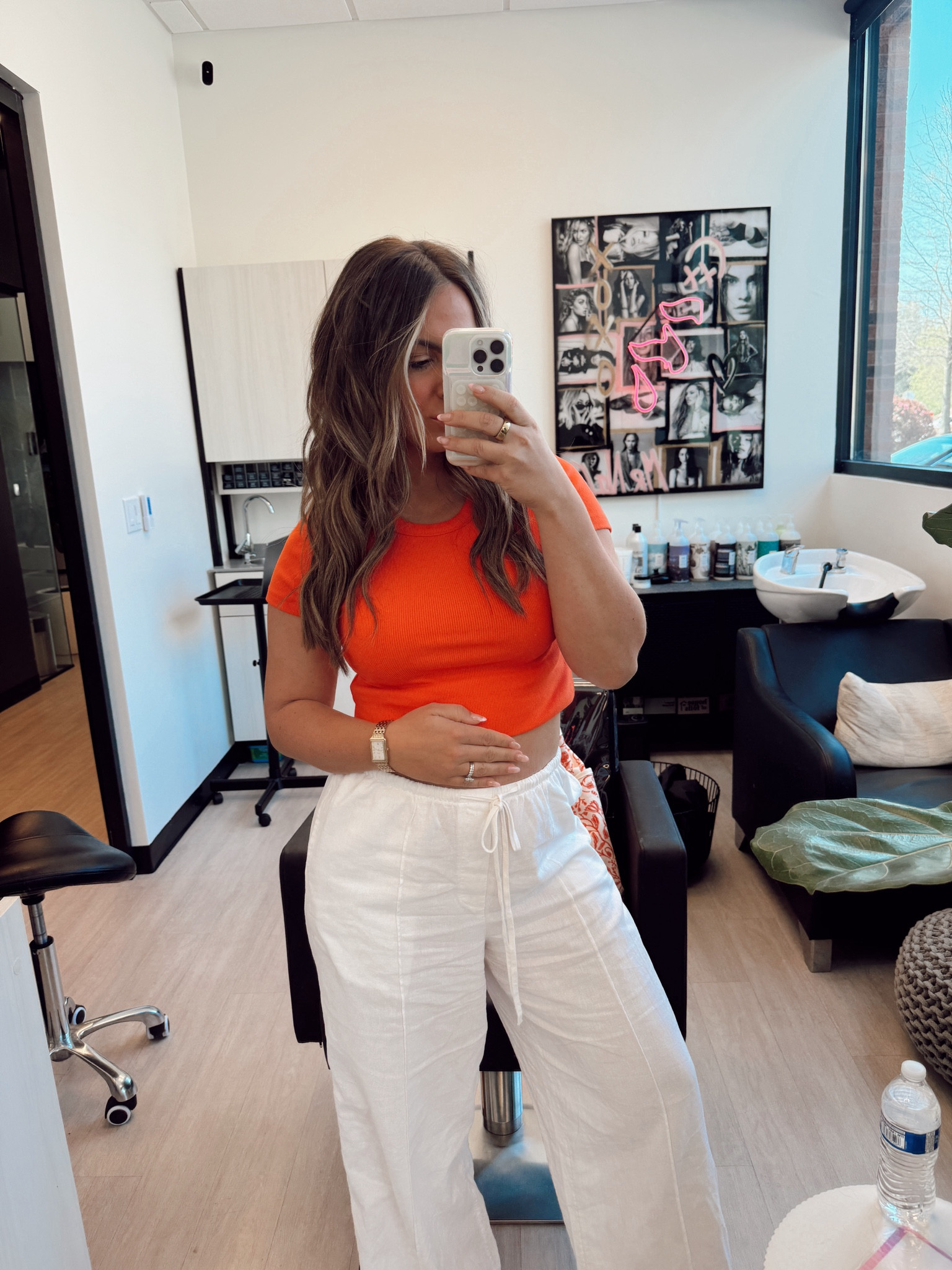 Old Navy top is one of my go-tos! I have it in pink as well! Pants are new from Target. Wearing a medium in both!

#LTKbump