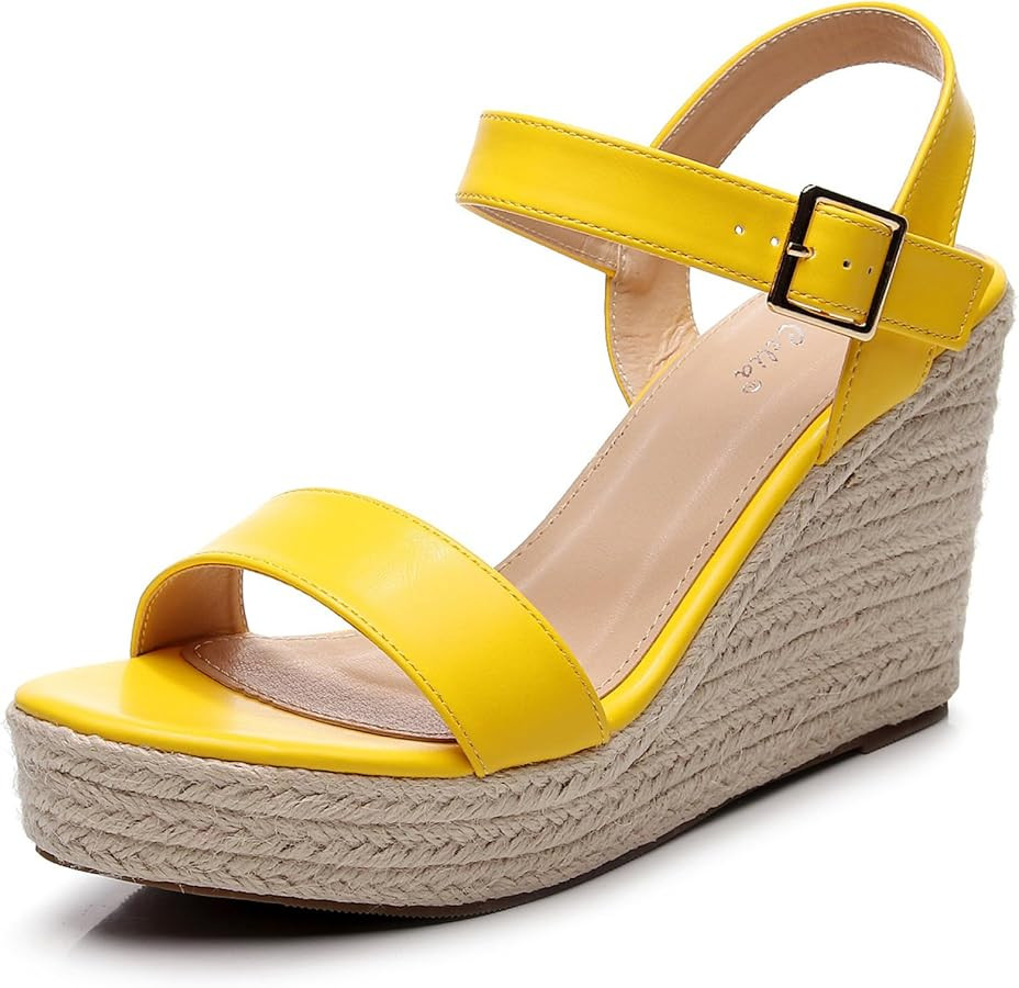 VenusCelia Women's Hyper Light Wedge Sandal | Amazon (US)