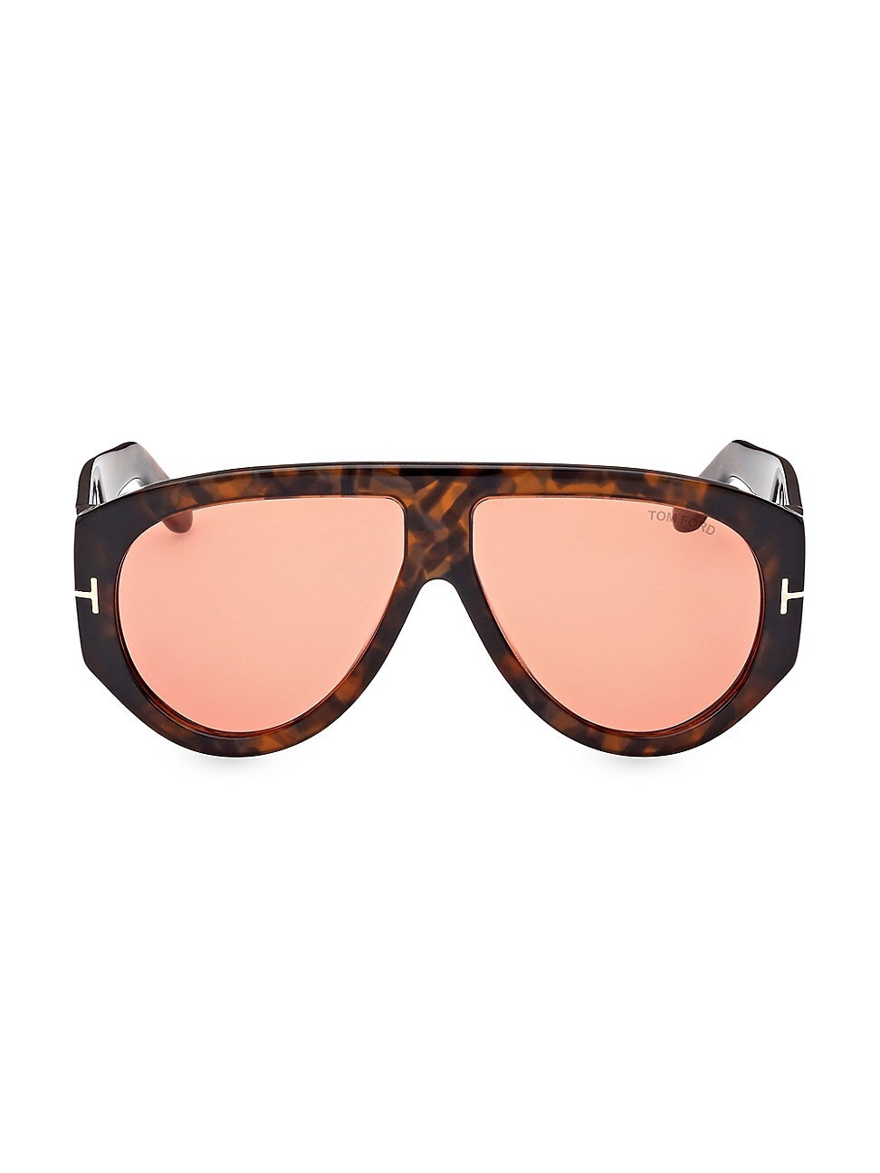 Men's Bronson 61MM Aviator Acetate Sunglasses - Havana Orange | Saks Fifth Avenue