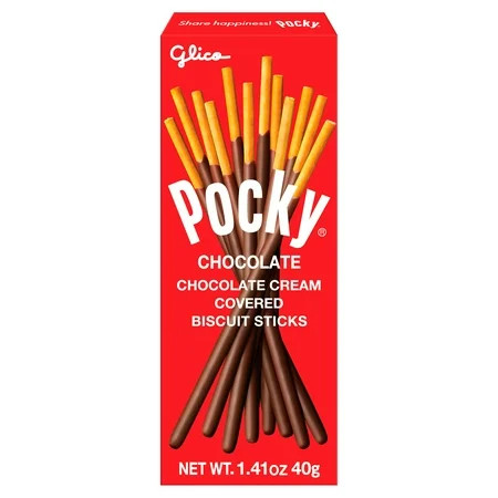 Pocky Chocolate Cream Covered Biscuit Sticks 1.41 oz | Walmart (US)