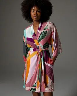 Kimono Short Robe | SOMA