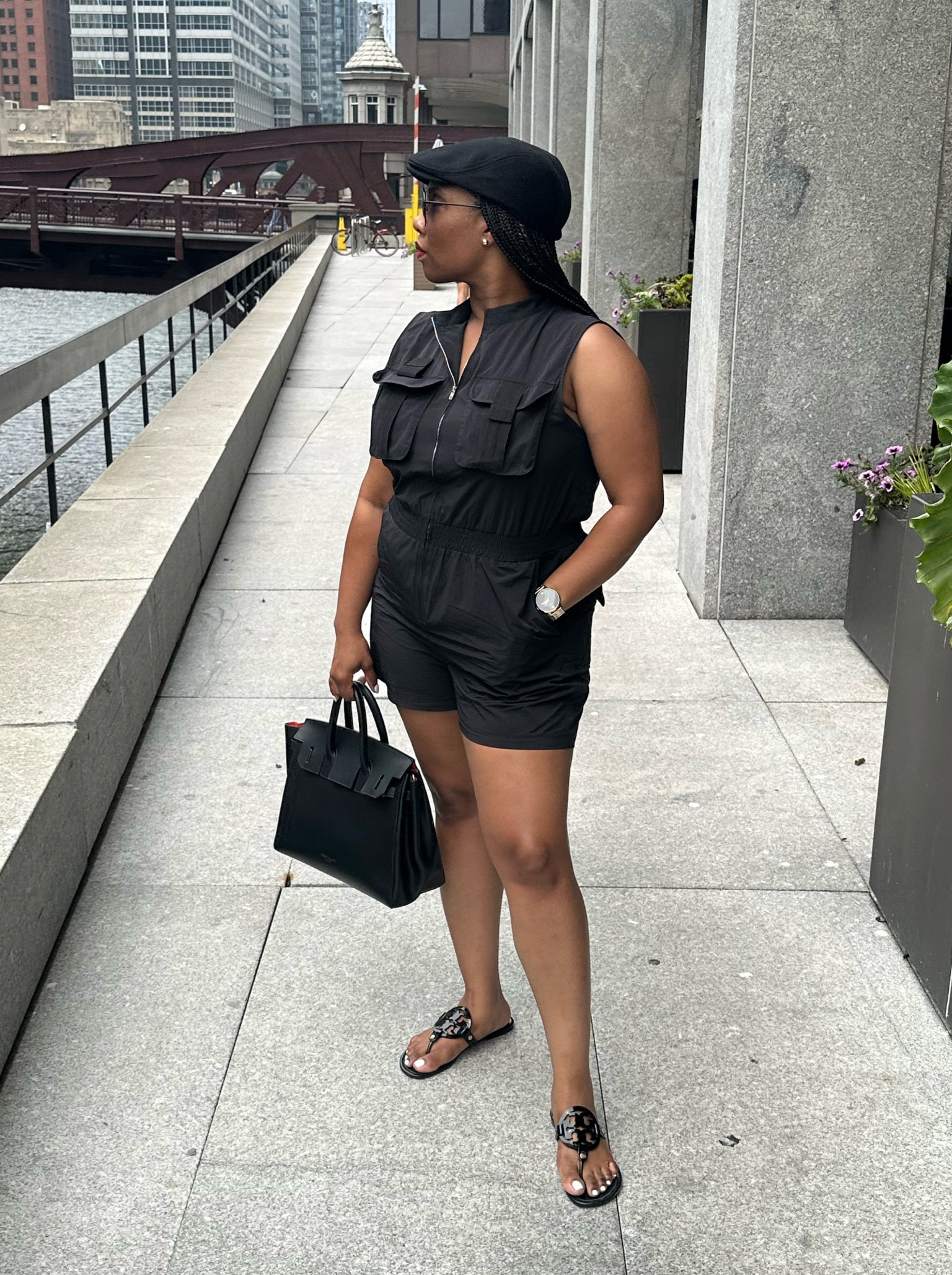 An all black casual one piece cargo jumpsuit comfortable enough to walk all day in the beautiful Chicago weather!! 

#cargo #allblackoutfits #summershorts #easyoutfits #casualoutfits #quickoutfits #momoutfits #summervacation #getaway #datedayoutfit #daydateoutfit #chicblackoutfit #chicago #rompers #jumpsuits #plussizeoutfits #forever21 #toryburch #amazonfashion #quayaustralia

#LTKunder50 #LTKtravel #LTKstyletip