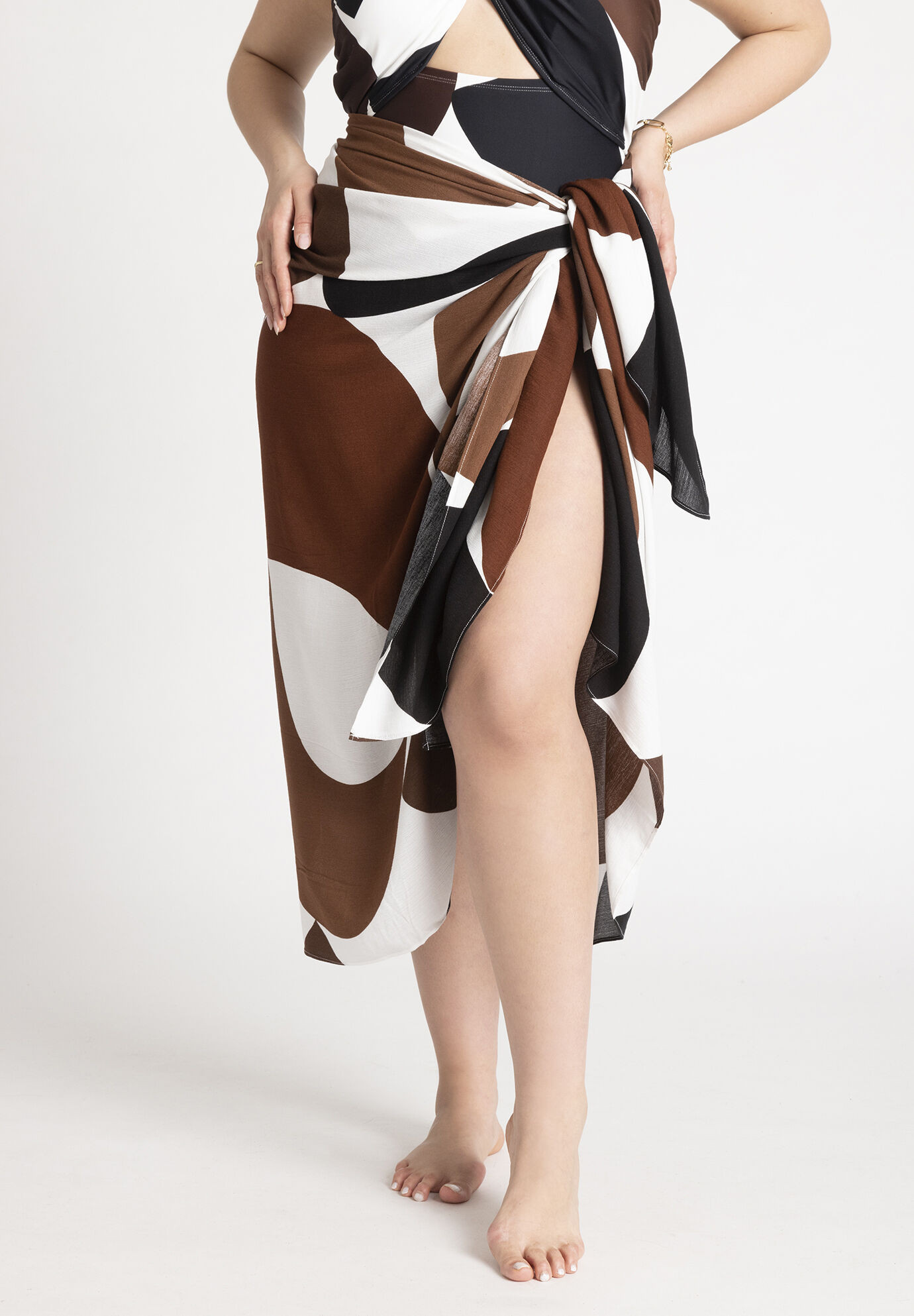 Sarong Wrap Skirt | Eloquii