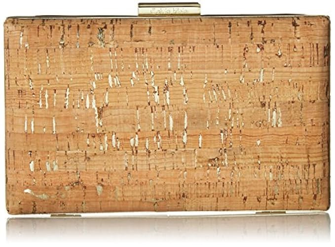 Calvin Klein Novelty Cork Box Clutch | Amazon (US)