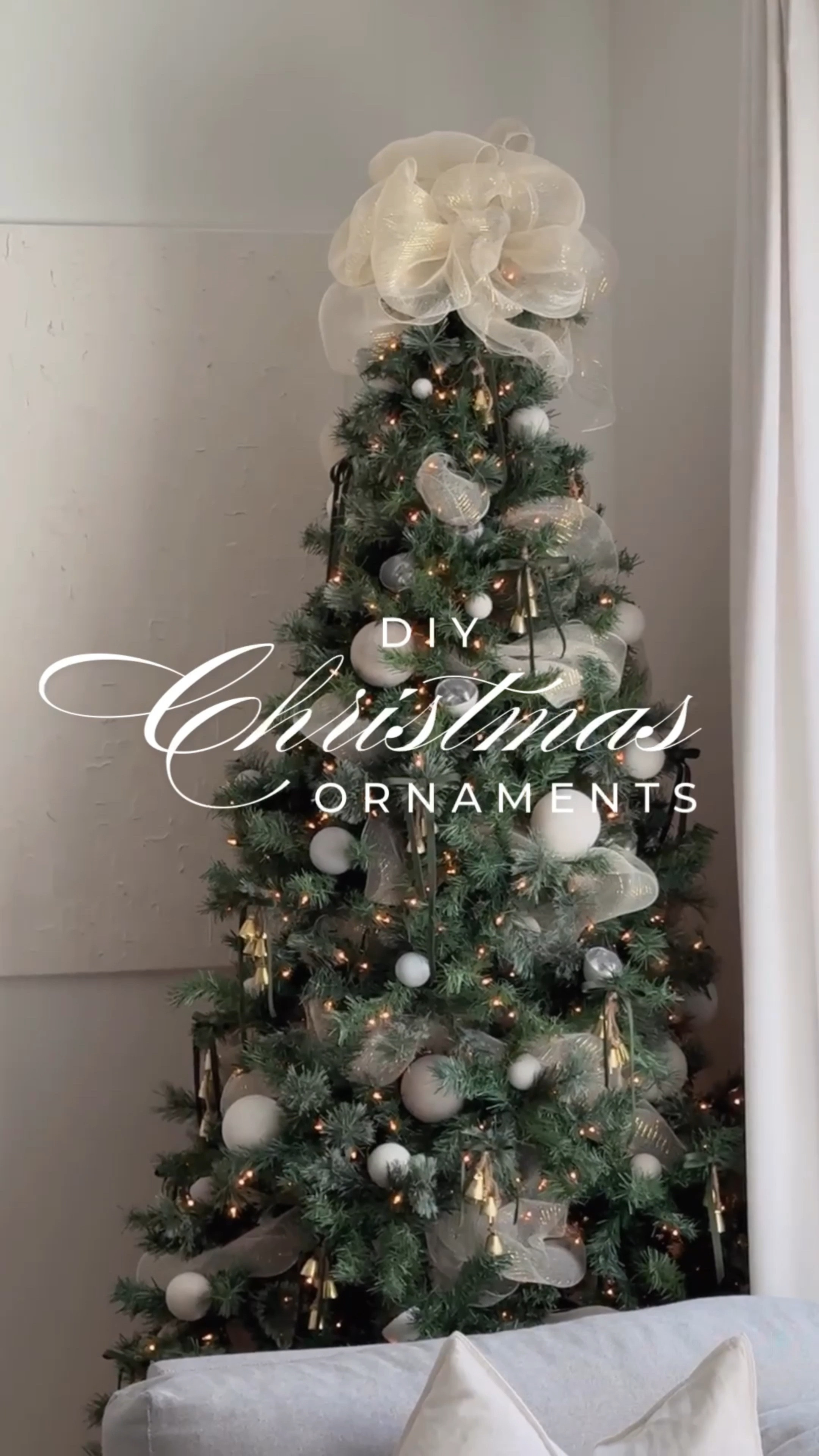 My favorite DIY matte ornaments!! I hand painted them with chalkboard paint, but I highly recommend spray painting the ornaments with chalk spray paint instead!! Will save you some time! I secured the ornaments to the tree with floral wire! 🎄

#LTKSaleAlert #LTKSeasonal #LTKHoliday