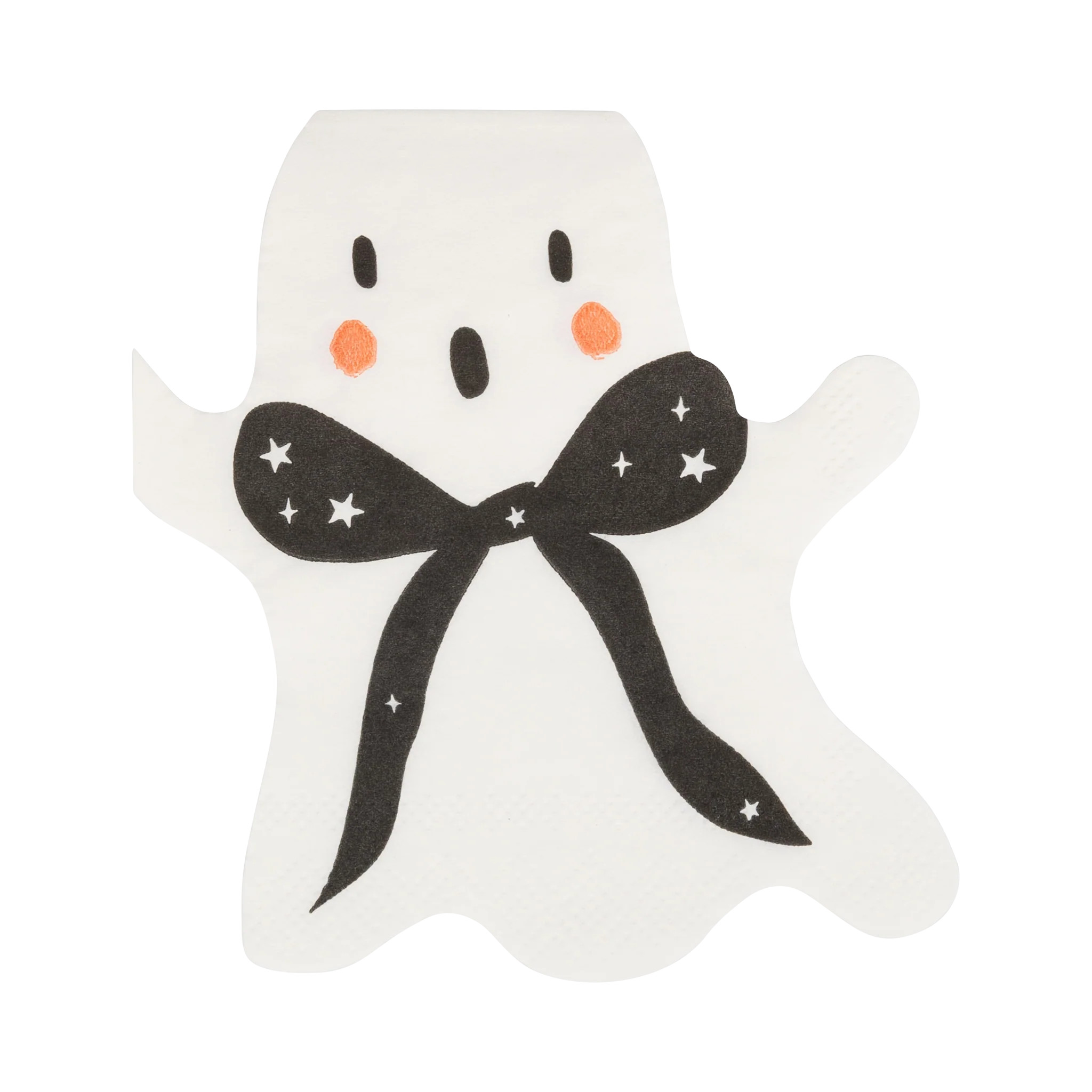 Booquette Ghost Shaped Cocktail Napkin | My Mind's Eye